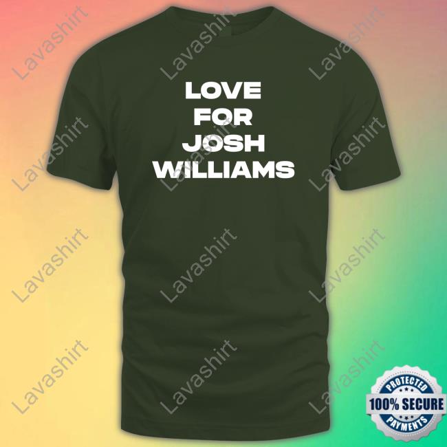 Official Jeff Gluck Love For Josh Williams Tee Shirt Official Jeff Gluck Love For Josh Williams Tee Shirt
