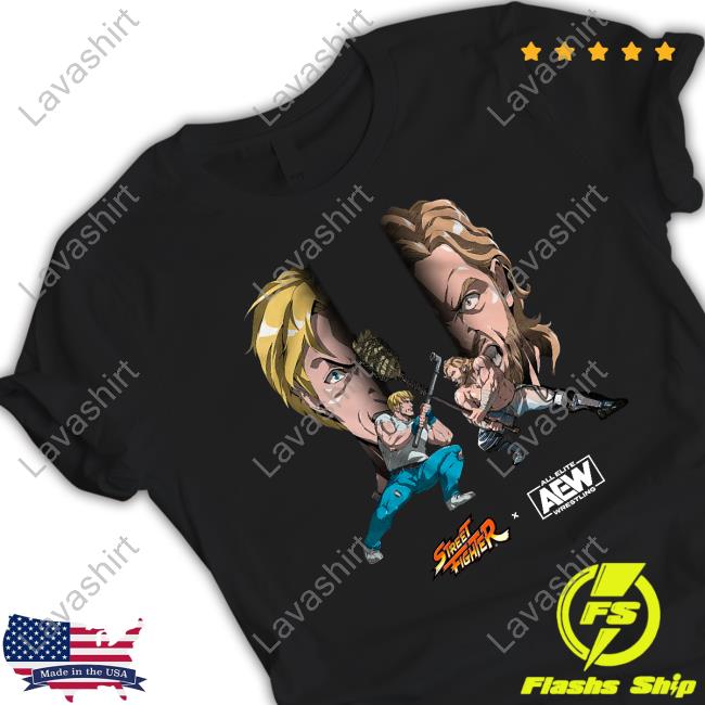 ShopAEW Street Fighter Tee Shirt ShopAEW Street Fighter Tee Shirt