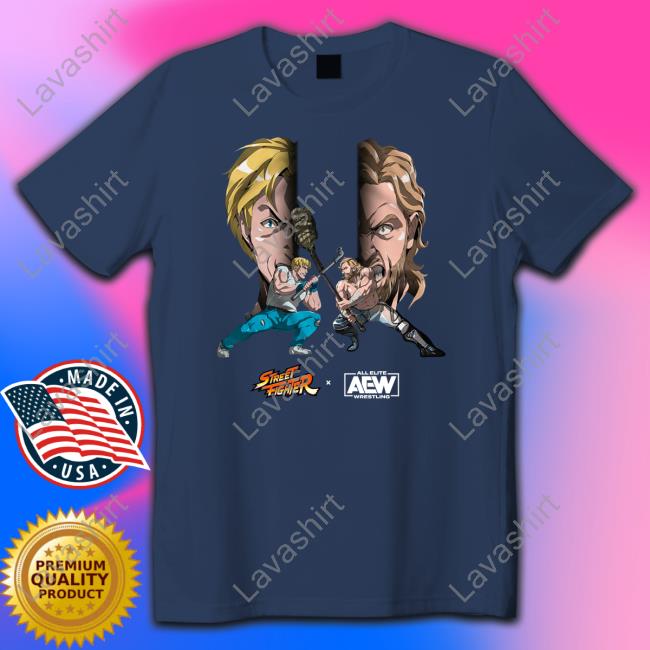 ShopAEW Street Fighter Tee Shirt ShopAEW Street Fighter Tee Shirt