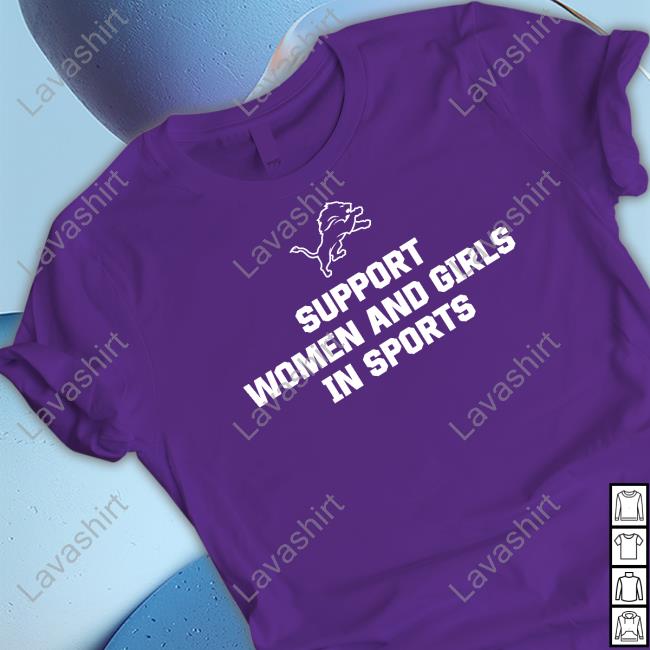 Detroit Lions Support Women And Girls In Sports Hoodie Detroit Lions Support Women And Girls In Sports Hoodie