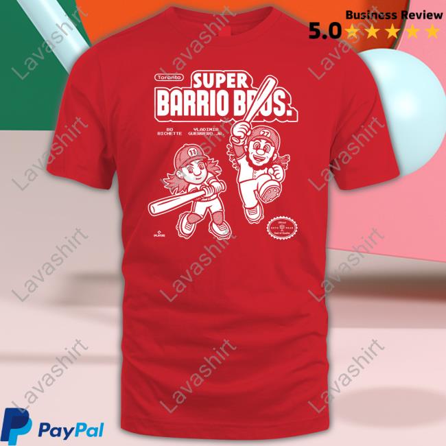 Daulton Varsho Super Barrio Bros T-Shirt Daulton Varsho Super Barrio Bros T-Shirt