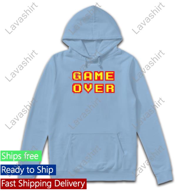 Game Over Retro Video Games Gaming Shirt Game Over Retro Video Games Gaming Shirt