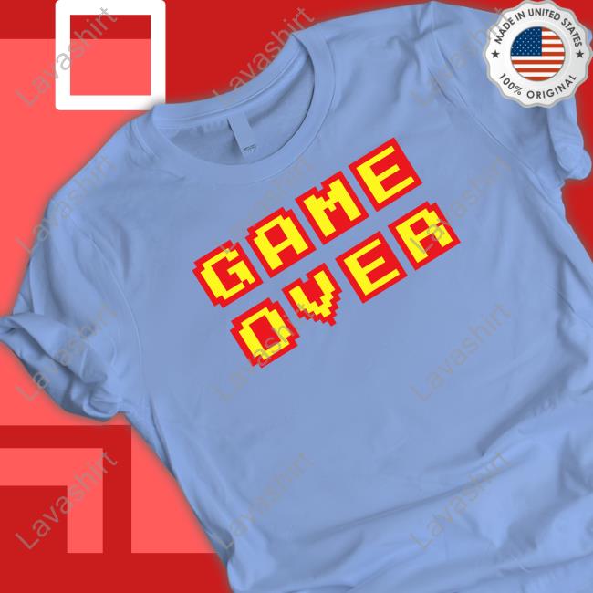 Game Over Retro Video Games Gaming Shirt Game Over Retro Video Games Gaming Shirt