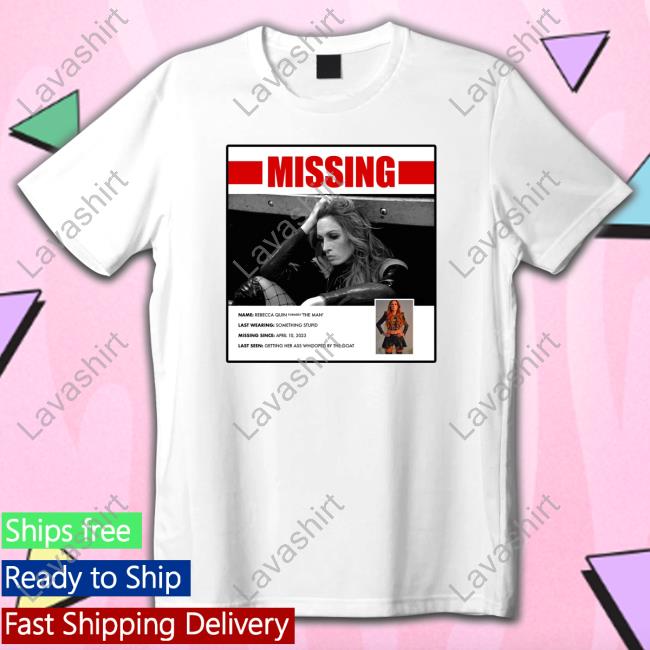 Rebecca Quin Missing Shirt Rebecca Quin Missing Shirt