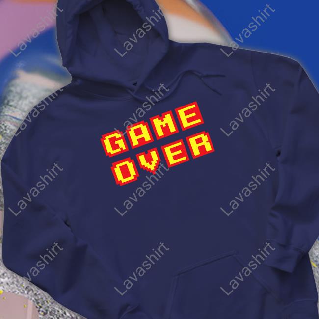 Game Over Retro Video Games Gaming Shirt Game Over Retro Video Games Gaming Shirt
