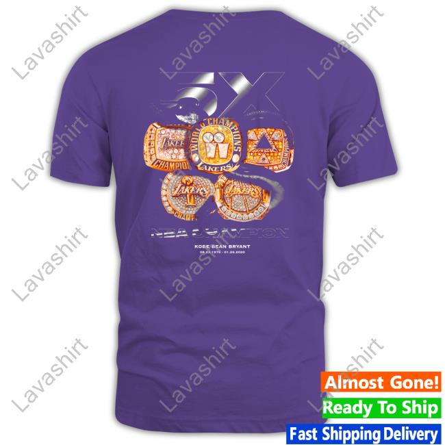 Los Angeles Lakers 5X Champion Kobe Bean Bryant Sweatshirt Lonnie Walker IV Los Angeles Lakers 5X Champion Kobe Bean Bryant Sweatshirt Lonnie Walker IV