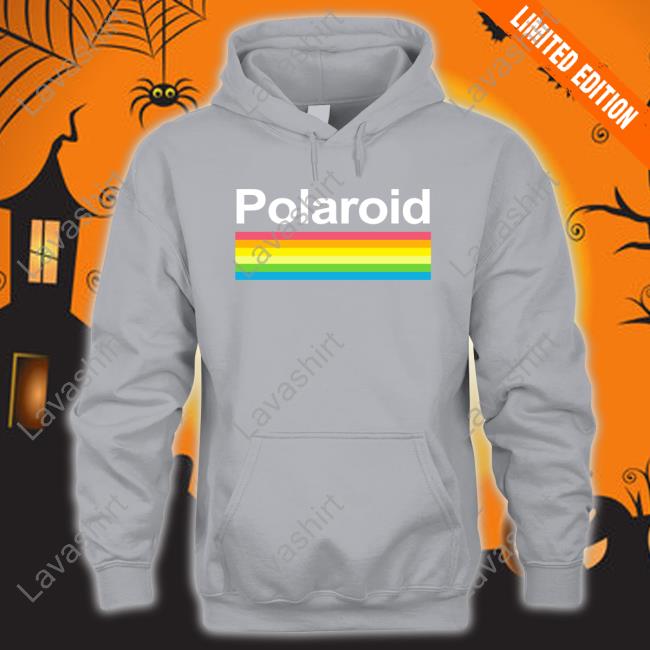 Official Polaroid Rainbow Long Sleeve T-Shirt Official Polaroid Rainbow Long Sleeve T-Shirt