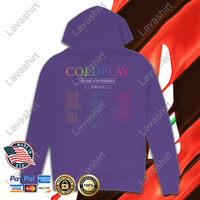 Love Button Merch Coldplay Music Of The Spheres World Tour 2023 T-Shirt Love Button Merch Coldplay Music Of The Spheres World Tour 2023 T-Shirt