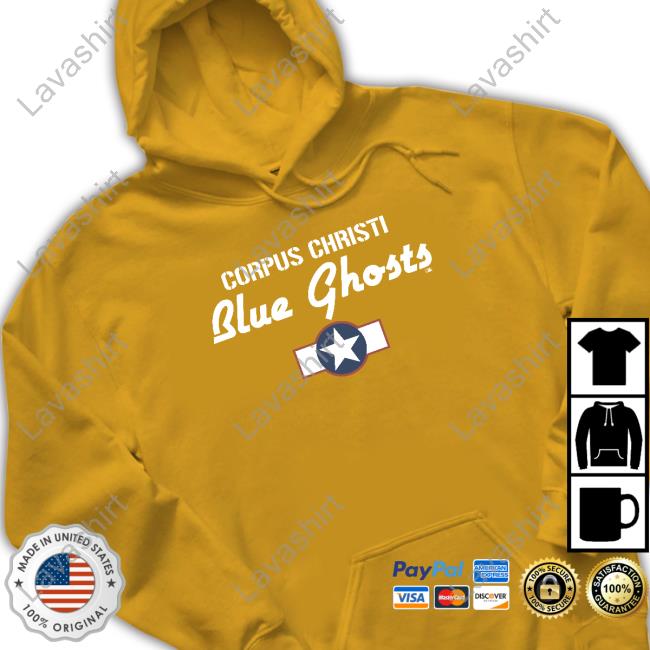Official Corpus Christi Blue Ghosts Tee Official Corpus Christi Blue Ghosts Tee