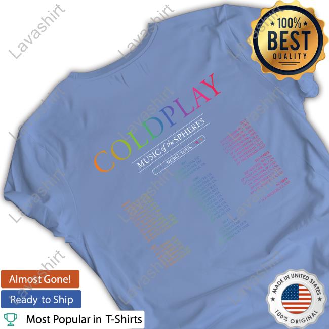 Love Button Merch Coldplay Music Of The Spheres World Tour 2023 T-Shirt Love Button Merch Coldplay Music Of The Spheres World Tour 2023 T-Shirt
