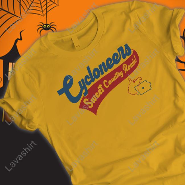 Official Cycloneers Sweet Country Roads Tee Shirt Official Cycloneers Sweet Country Roads Tee Shirt
