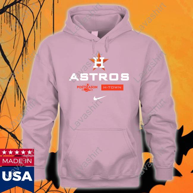Official Houston Astros Postseason H-Town Long Sleeve Tee Official Houston Astros Postseason H-Town Long Sleeve Tee