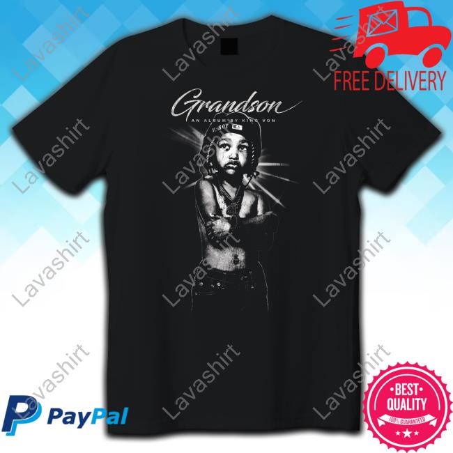 King Von Grandson Album Tee King Von Grandson Album Tee