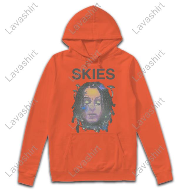 Lil Skies Merch Psychedelic Skies Tee Lil Skies Merch Psychedelic Skies Tee