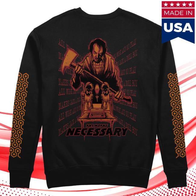 Any Means Necessary Clothing The Shining Pullover Sweatshirt Black Any Means Necessary Clothing The Shining Pullover Sweatshirt Black