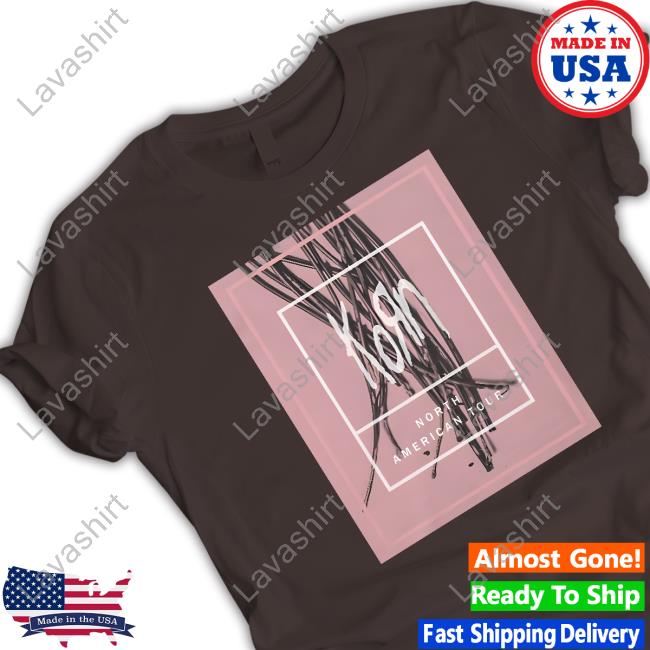 Korn Merch Wire Frame North American Tour Tee Shirt Korn Merch Wire Frame North American Tour Tee Shirt
