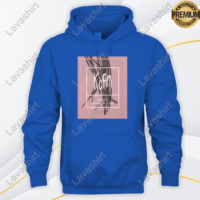 Korn Merch Wire Frame North American Tour Tee Shirt Korn Merch Wire Frame North American Tour Tee Shirt