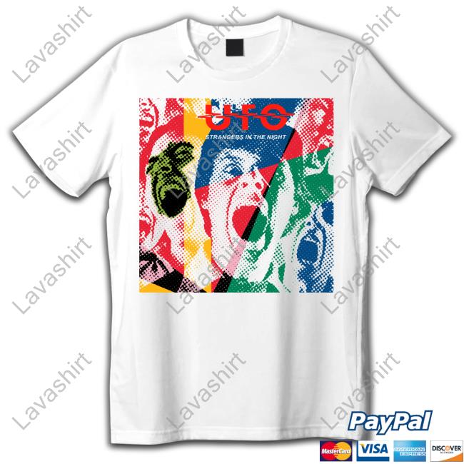 Charlie Benante UFO - Strangers in the Night TShirt Charlie Benante UFO - Strangers in the Night TShirt