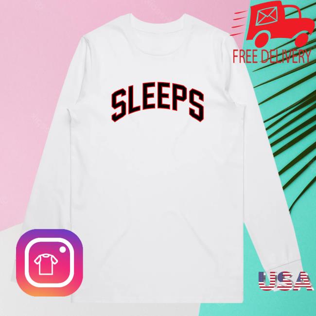 Official While She Sleeps Merch Bar College Long-Sleeve White Merch Bar Official While She Sleeps Merch Bar College Long-Sleeve White Merch Bar