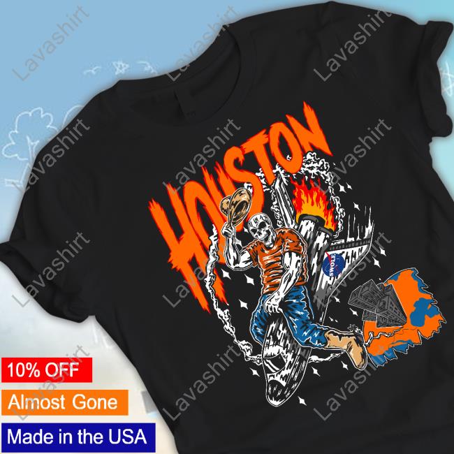 Halloween Skeleton Driving Rocket Pattern Tee Shirt Halloween Skeleton Driving Rocket Pattern Tee Shirt