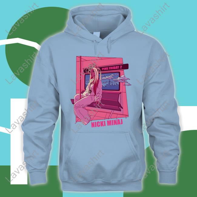 Nicki Minaj Merch Pink Friday 2 Lo-Fi Cover Tee Nicki Minaj Merch Pink Friday 2 Lo-Fi Cover Tee