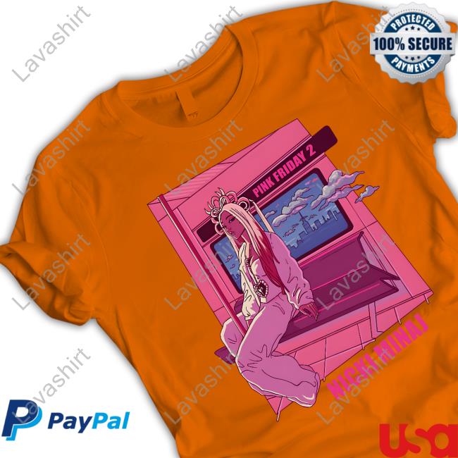 Nicki Minaj Merch Pink Friday 2 Lo-Fi Cover Tee Nicki Minaj Merch Pink Friday 2 Lo-Fi Cover Tee
