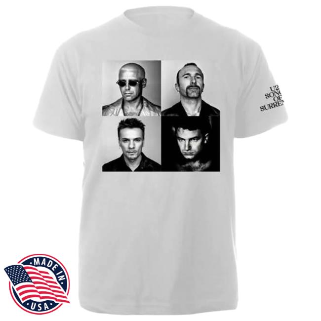 U2 Songs Of Surrender Album New Shirt White U2 Songs Of Surrender Album New Shirt White