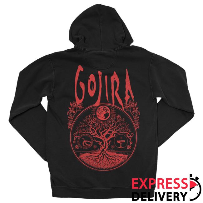 Official Gojira Merch Store Cycles Zip Hoodie Official Gojira Merch Store Cycles Zip Hoodie