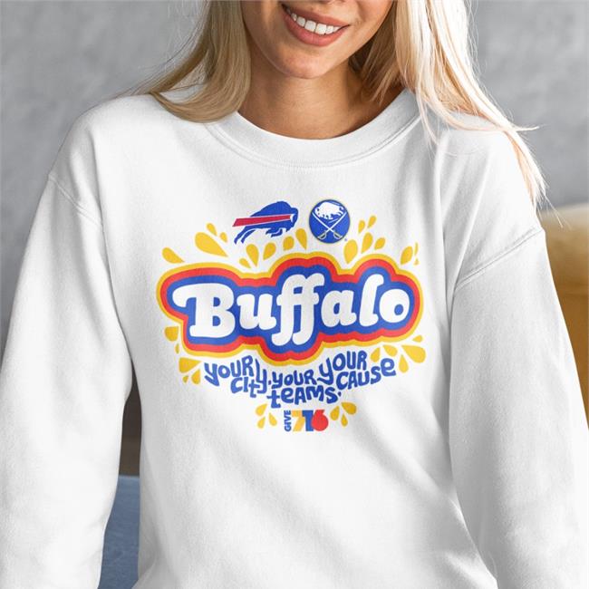 Buffalo Bills Your City Your Teams Your Cause T Shirts Give716 Merch One Buffalo Buffalo Bills Your City Your Teams Your Cause T Shirt