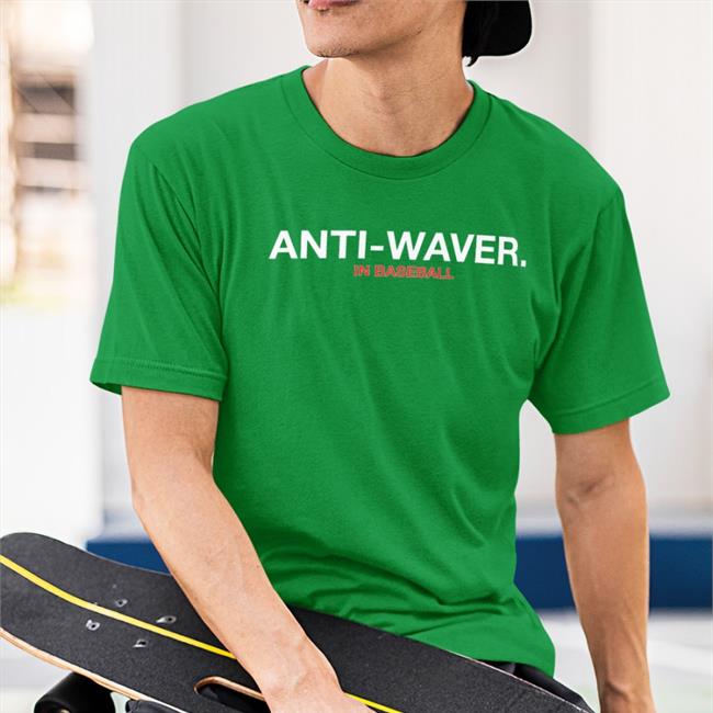 Obvious Shirts Anti-Waver In Baseball Shirt Taylor McGregor