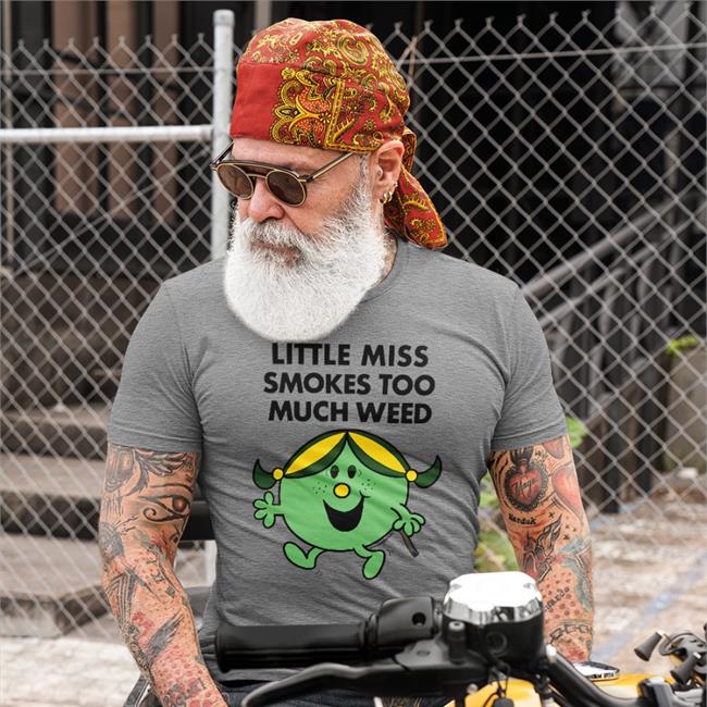 Snorturprozac Little Miss Smokes Too Much Weed Shirt