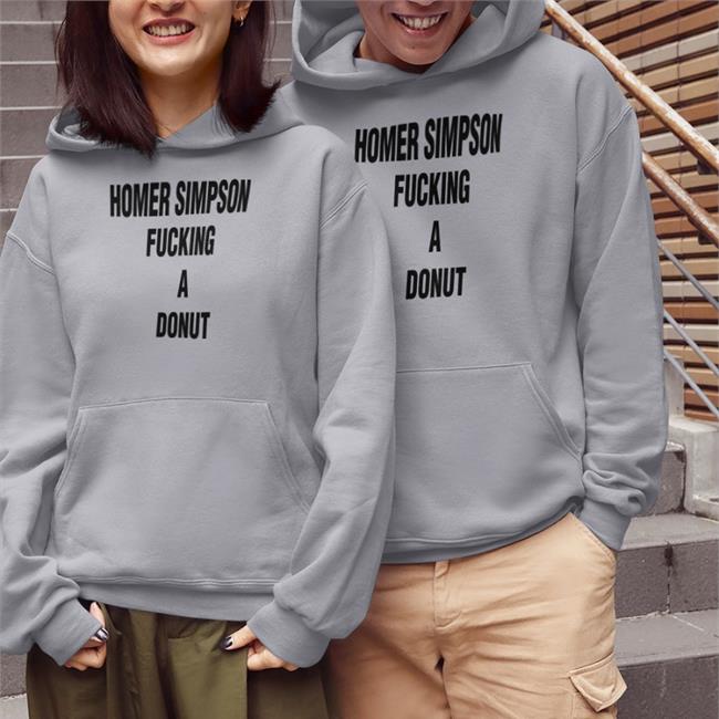Homer Simpson Fucking A Donut Tee