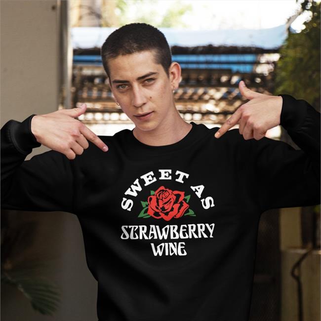 Black Sweet As Strawberry Wine Tee Shirt Chris Stapleton Merch