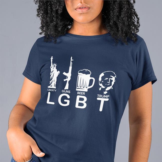 Lgbt Liberty Guns Beer Trump T Shirt Lil Nas X