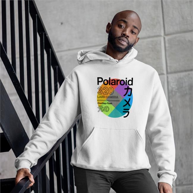 Polaroid 320 Land Camera Onestep Flash Sweatshirts Noisy Butters Polaroid 320 Land Camera Onestep Flash Hooded Sweatshirt Noisy Butters