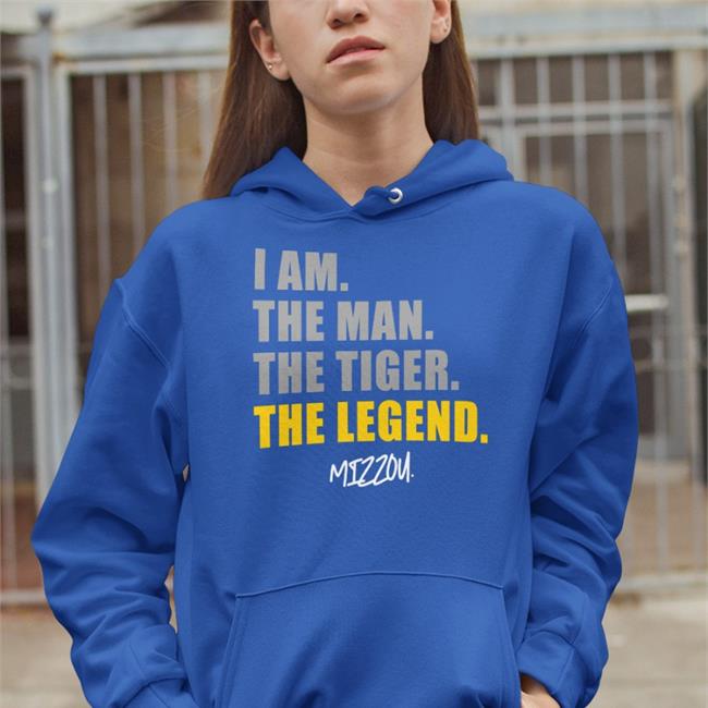 I Am The Man The Tiger The Legend Mizzou T Shirt