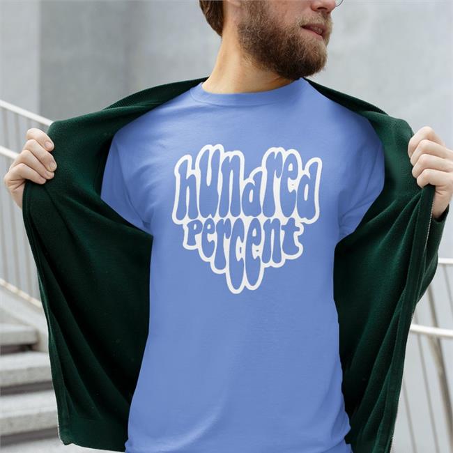 Hundred Percent Light Blue Tee Shirt