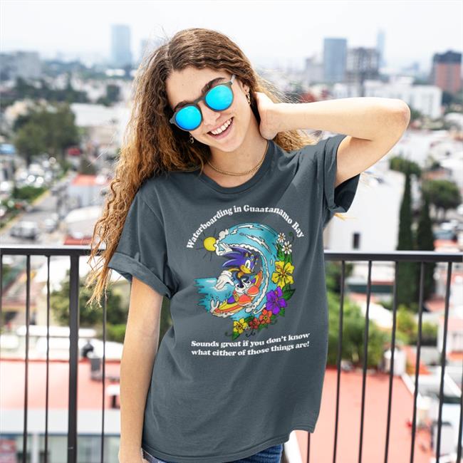 Shirts That Go Hard Sonic Waterboarding In Guaatanamo Bay Sounds Great If You Don’T Know What Either Of Those Things Are Long Sleeve Sleep Boy Underground Merch