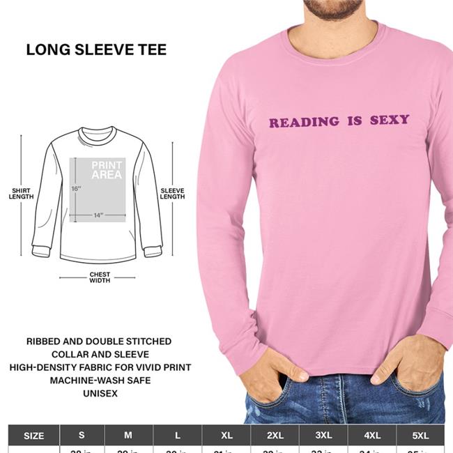 Reading Is Sexy T Shirt Light Blue