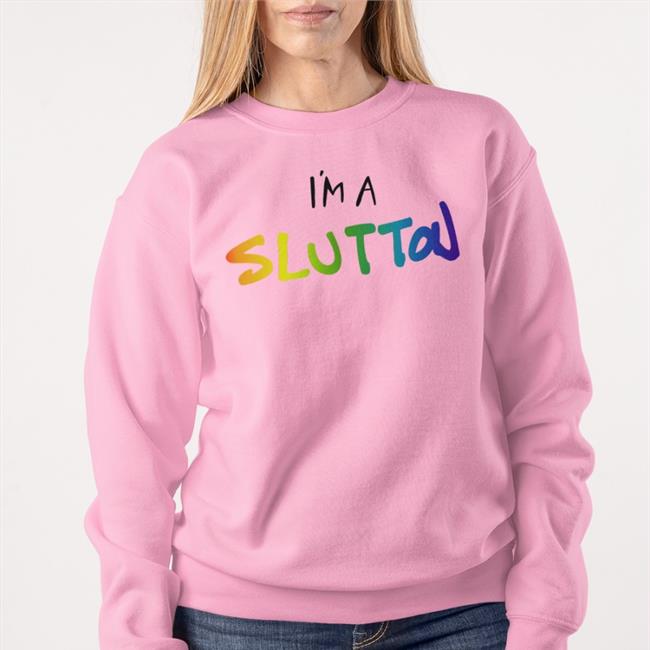 I'm A Slutton Lgbt Long Sleeve T Shirt Sutton Stracke Assistant Josh I'm A Slutton Lgbt Shirts Sutton Stracke Assistant Josh