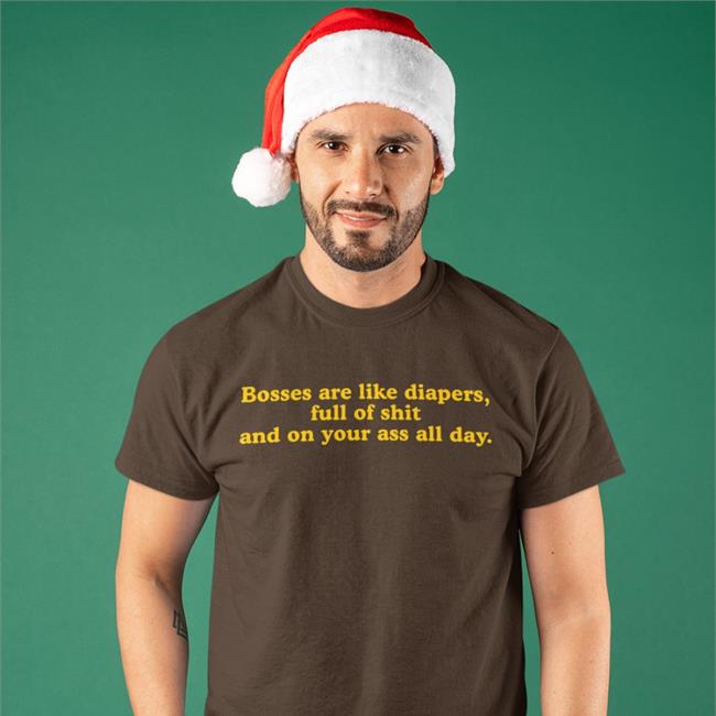 Bosses Are Like Diapers Full Of Shit And On Your Ass All Day Hoodie Boomer Core
