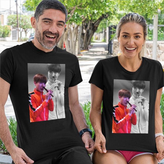 Jhope Hoseok Flute T Shirt Black