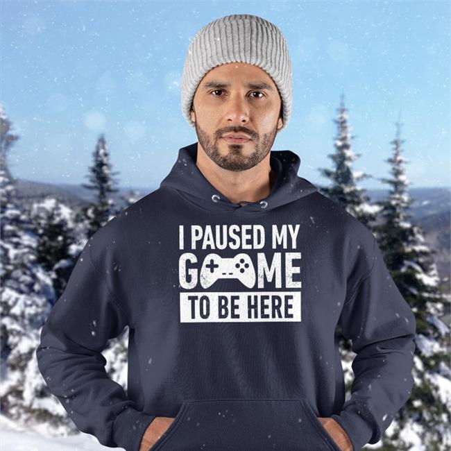 I Paused My Game To Be Here Tee Brandon