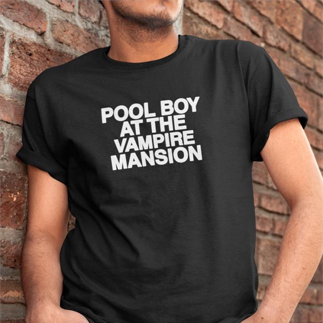 Pool Boy At The Vampire Mansion Hoodie