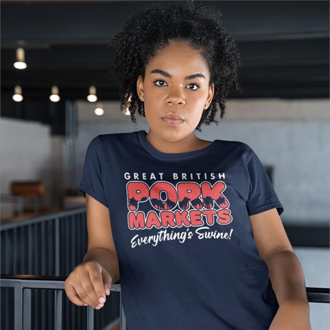 Balcony Shirts Merch Great British Pork Markets Everything's Swine T Shirt