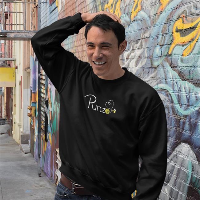 Punzo Bee Pullover Hooded Sweatshirt Tee Shirt Punz Store Punz Store Punzo Bee Pullover Hooded Sweatshirt T Shirt