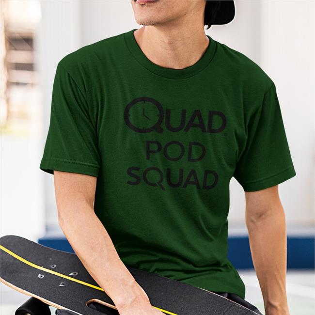 The Quad With Chris Young Merch Quad Pod Squad Long Sleeve