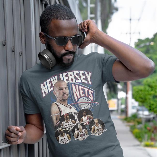 New Jersey Nets Jason Kidd Shirt Tommy Mcbuckets Store Nic Claxton Brooklyn Nets Brian Lewis Kevin Durant Kyrie Irving Jason Kidd