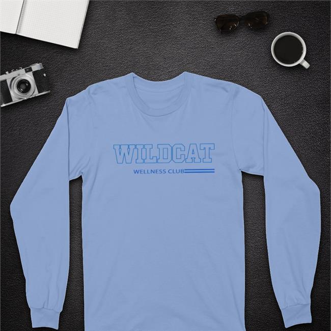 AngelaaLinda Wildcat Wellness Club Tee White AngelaaLinda Wildcat Wellness Club T Shirt White