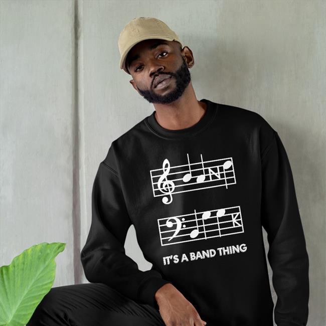 Threatening Music Notation It's A Band Thing Shirt Threat Notation